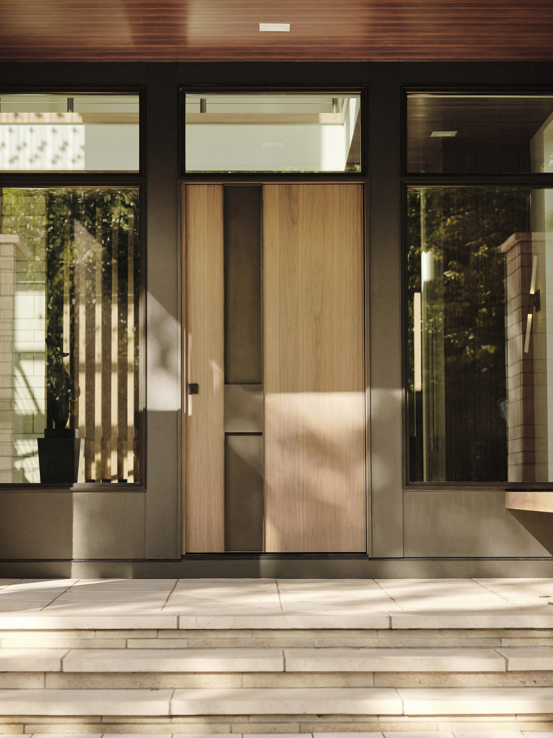 Ambler-Heights-Organic-Contemporary-Evergreen-Homes-Ohio-Front-Entry