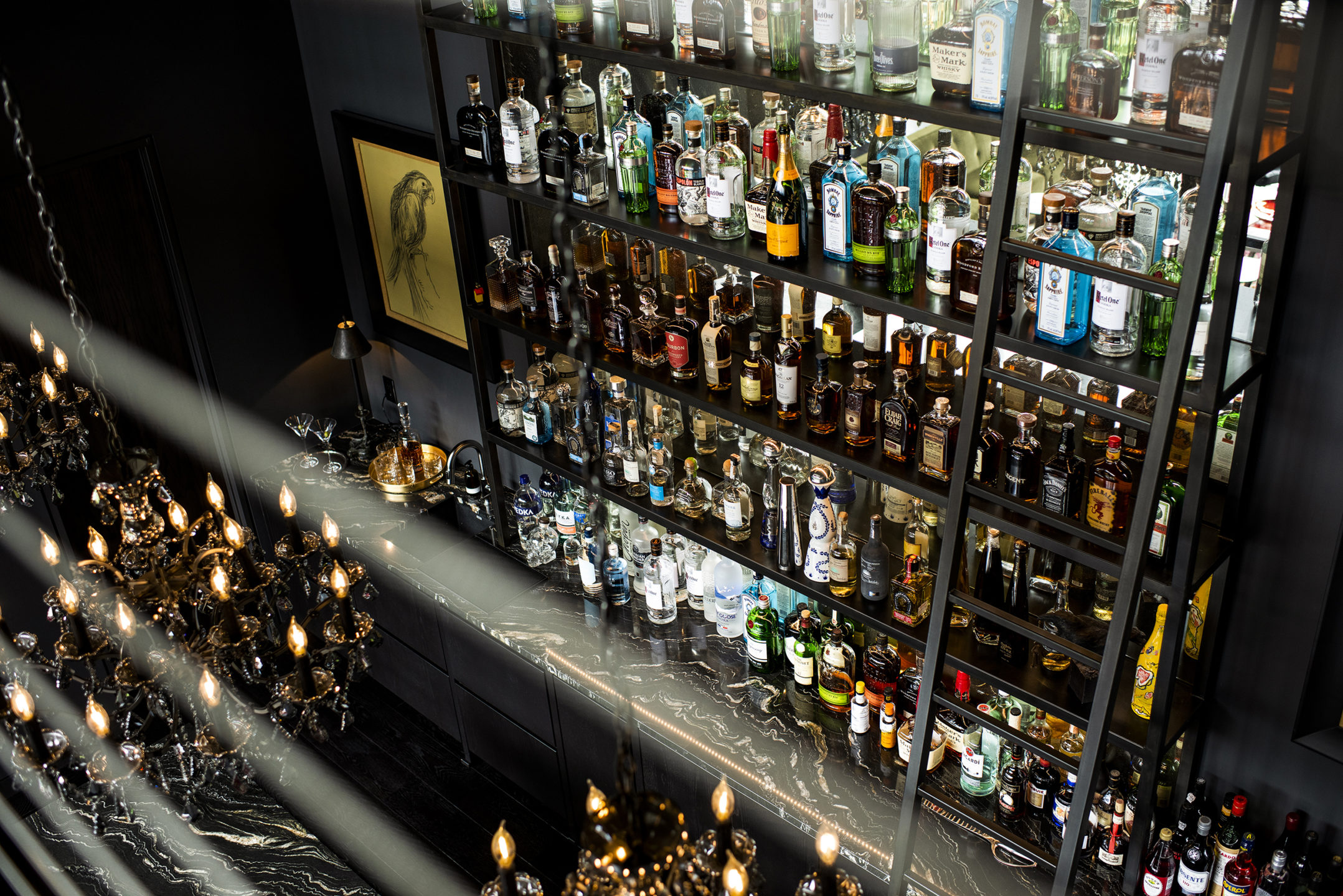 Moreland-Hills-Modern-Evergreen-Homes-Ohio-Bar-Aerial